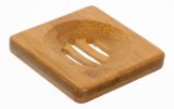 Small Square Bamboo Soap Dish