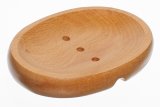 Oval Beech Wood Soap Dish