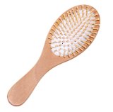 Oval Natural Wood Hair Brush Large