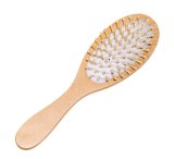 medium wood oval hair brush