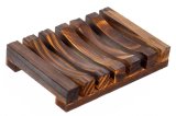 Bamboo Ladder Rack Soap Dish - Dark