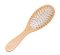 medium wood oval hair brush